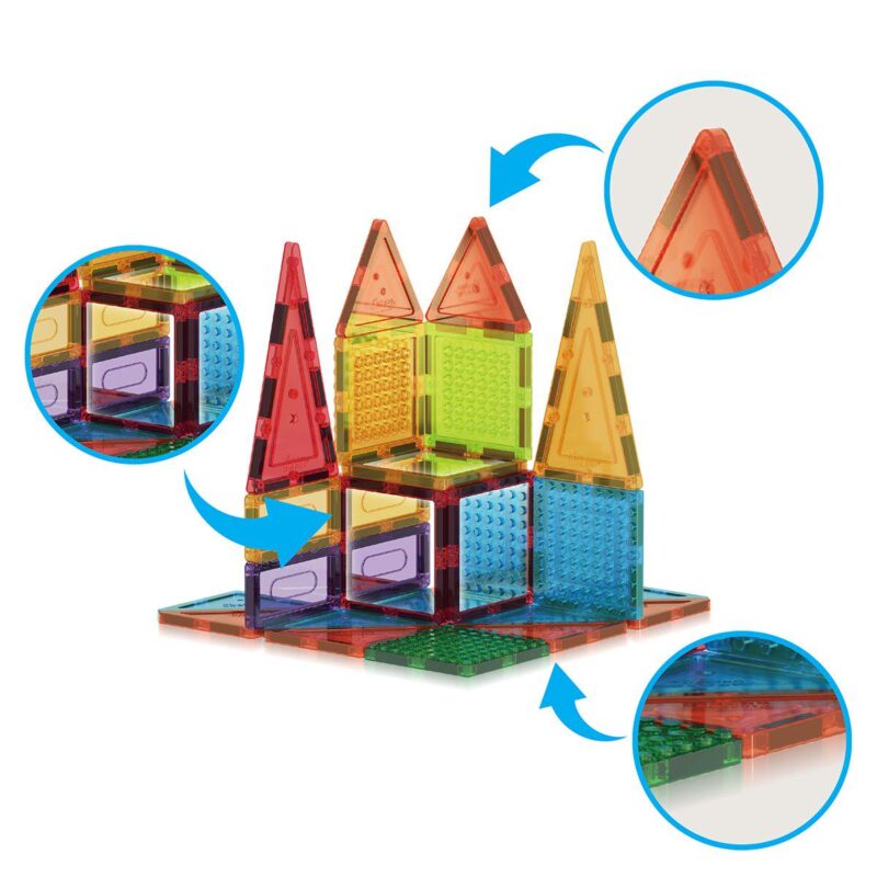 333pc Magnet Tile + Brick Blocks Compatibility Building Set - Image 5