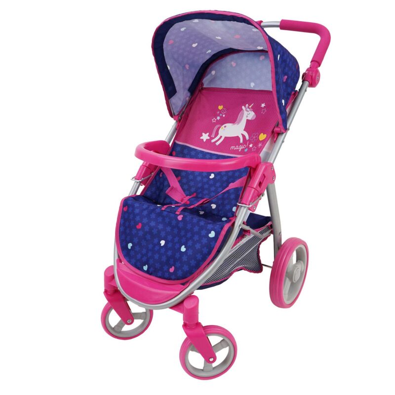 509 Crew Unicorn 2-in-1 Doll Converting Car Seat and Stroller Travel System - Image 5