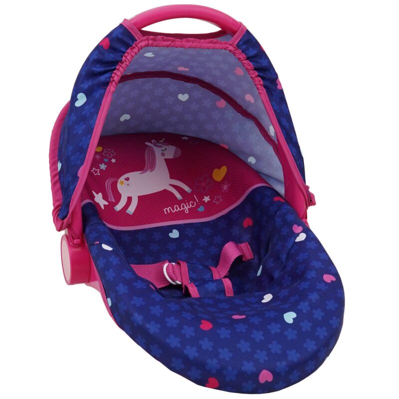 509 Crew Unicorn 2-in-1 Doll Converting Car Seat and Stroller Travel System - Image 3