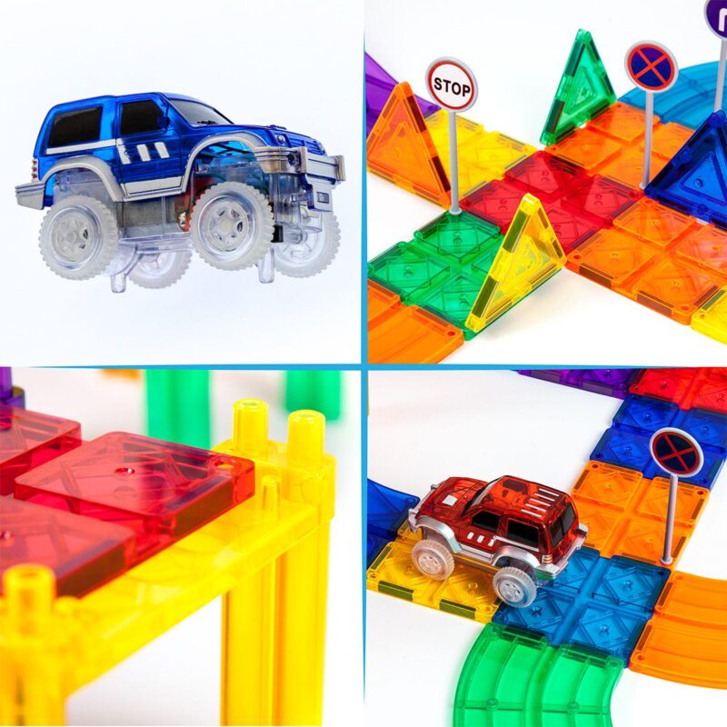 50 Piece Magnetic Race Track Set - Image 3