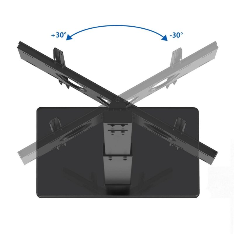 5Rcom Modern Swivel Floor TV Stand for LCD LED TVs up to 75 Inch with VESA Mount, Black - Image 7