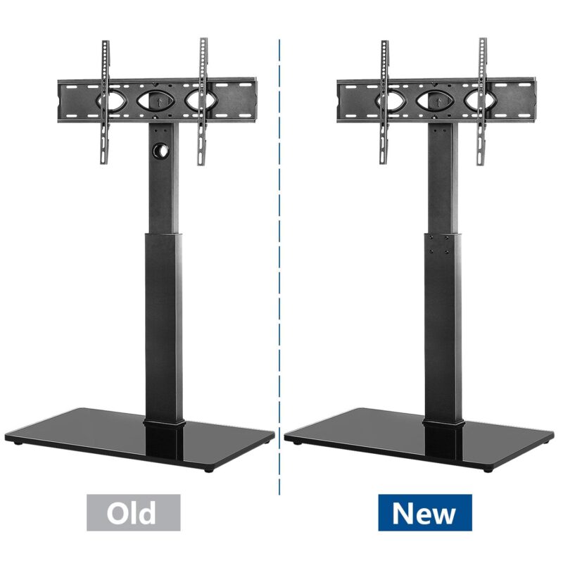 5Rcom Modern Swivel Floor TV Stand for LCD LED TVs up to 75 Inch with VESA Mount, Black - Image 6