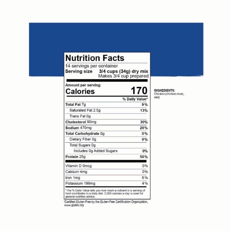 (6 Cans Pack) Mountain House Diced Chicken Freeze Dried Food for Camping and Hiking, Emergency Food, Long Term Storage Food for Backpacking- #10 Can a - Image 2