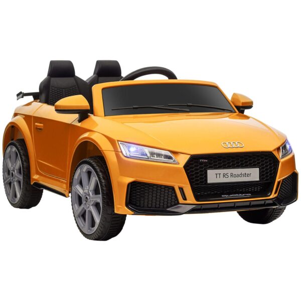 6v Audi Tt Rs Kid Electric Sports Car Ride On Vehicle Remote Control, Yellow