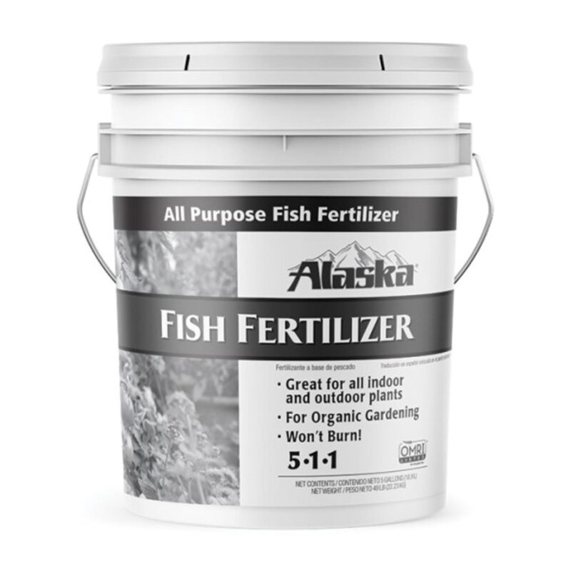 Alaska Fish Emulsion Fertilizer 5-1-1, 5-Gallon