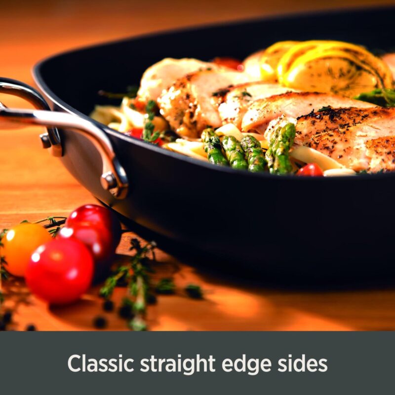 All-Clad Essentials Hard Anodized Nonstick Cookware Set, 4-piece Fry and Saute Set - Image 10