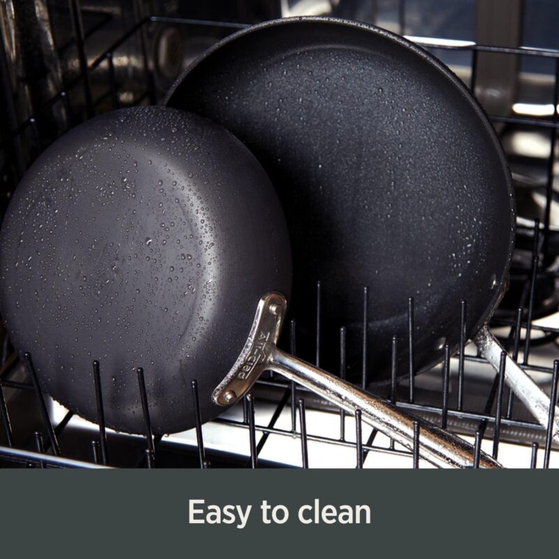 All-Clad Essentials Hard Anodized Nonstick Cookware Set, 4-piece Fry and Saute Set - Image 9