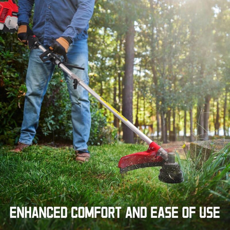 Amerisun 25.4cc Gas String Trimmer, Gas Weed Wacker, weed trimmeri 1/4 3-in-1 String Trimmer/Edger 16-Inch with 10-Inch Brush Cutter for Grass Cutting - Image 2