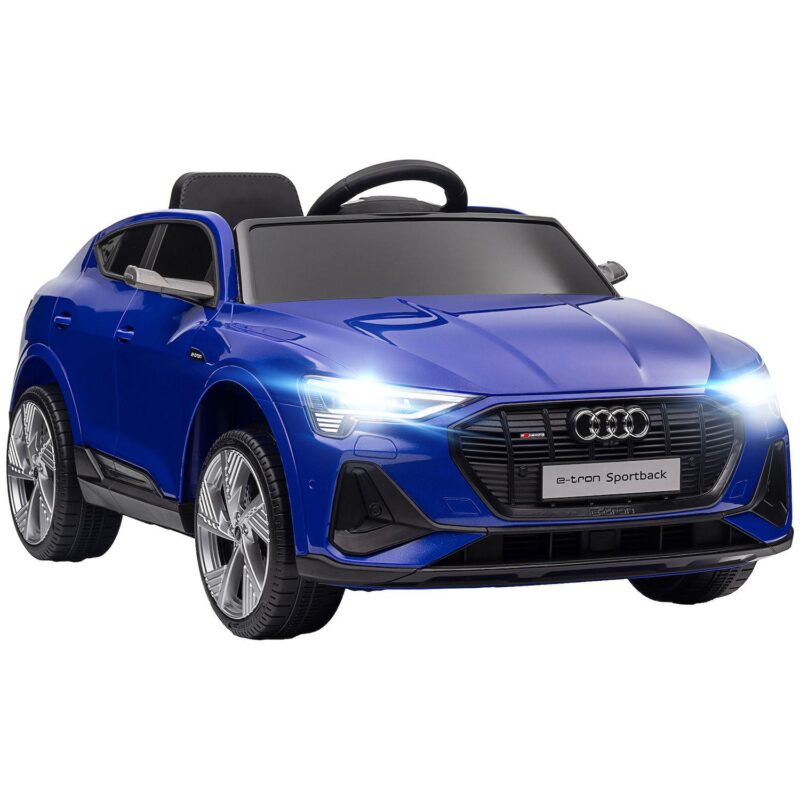 Aosom 12v Kids Electric Ride On Car, Licensed Audi E-tron With Seat, Remote - Image 5