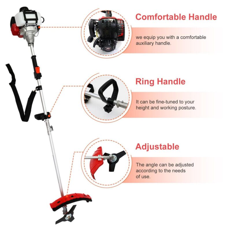 BAOKALER 2-IN-1 String Trimmer Gas Powered, 31CC 4-Cycle Multi-Functional Trimming Tools - Image 3