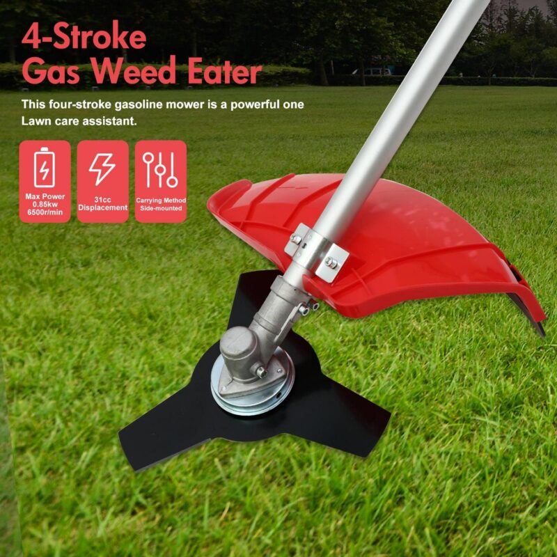 BAOKALER 2-IN-1 String Trimmer Gas Powered, 31CC 4-Cycle Multi-Functional Trimming Tools - Image 7