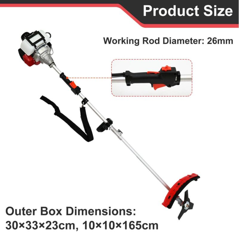 BAOKALER 2-IN-1 String Trimmer Gas Powered, 31CC 4-Cycle Multi-Functional Trimming Tools - Image 4