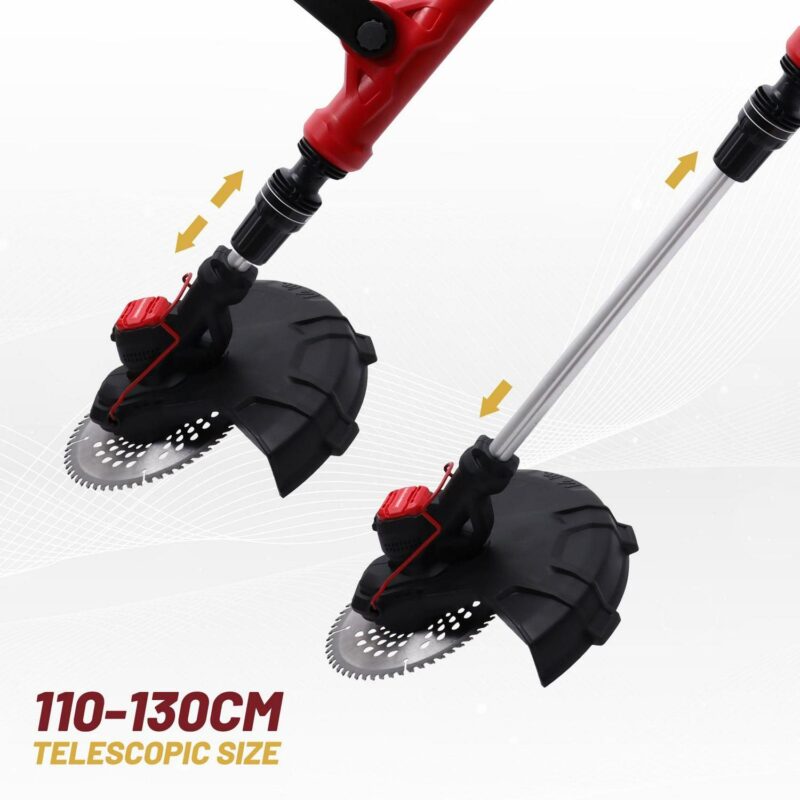 BAOKALER Cordless Brussless Weed Eaters with 4.0Ah 10C Battery, 18000RPM Grass String Trimmer for Wood Cutting Grass Cutting - Image 2