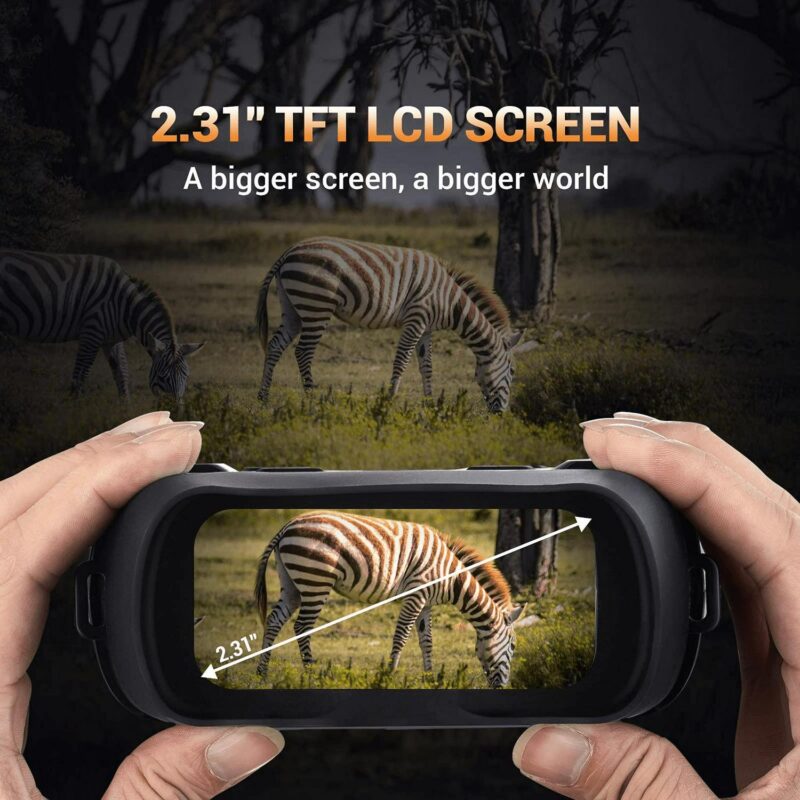 BEBANG Night Vision Binoculars, Infrared Night Vision Goggles with HD Video and Photo Modes, 32GB Card, Viewing from 984ft/300m - Image 7
