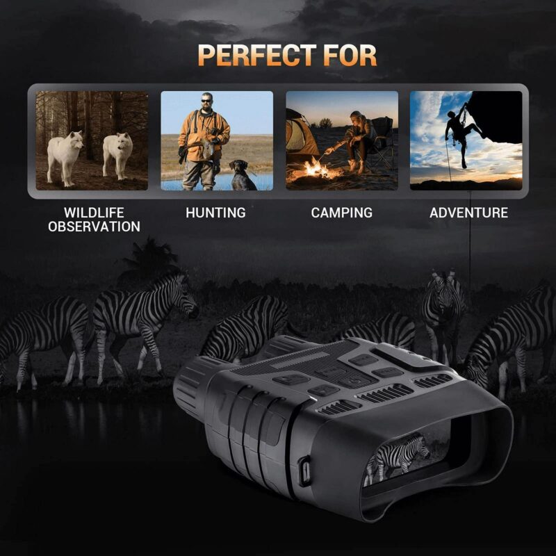BEBANG Night Vision Binoculars, Infrared Night Vision Goggles with HD Video and Photo Modes, 32GB Card, Viewing from 984ft/300m - Image 9