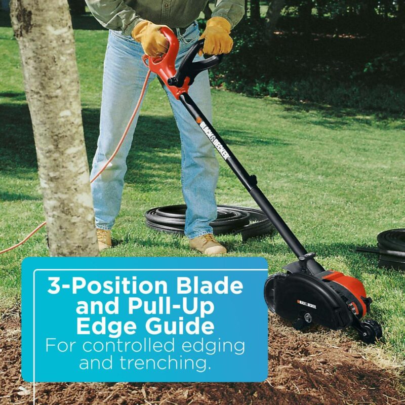 BLACK+DECKER 12 AMP 2-IN-1 LANDSCAPE EDGER AND TRENCHER LE760FF - Image 5