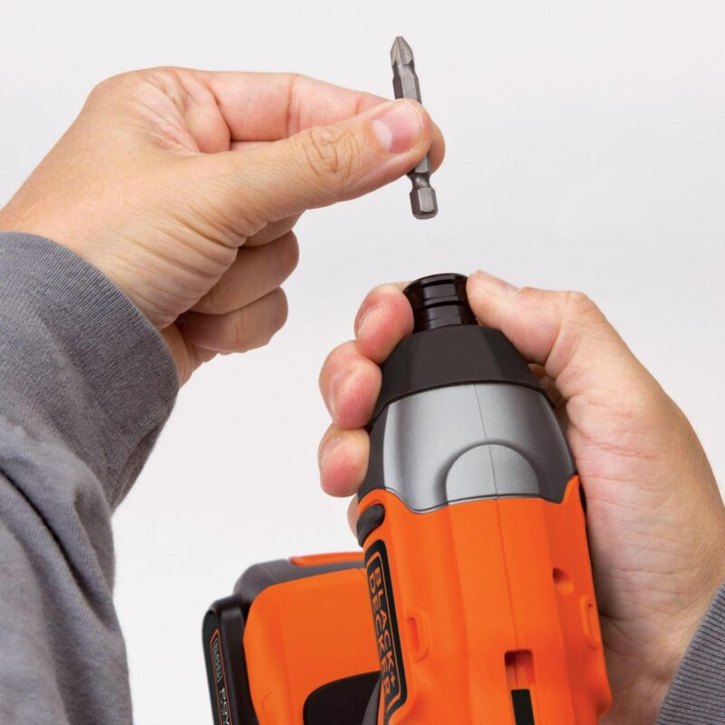 BLACK+DECKER 20-Volt MAX* Lithium-Ion Cordless Impact Driver, BDCI20C - Image 12