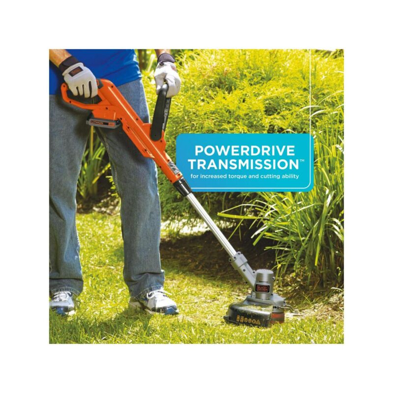 BLACK+DECKER 20-Volt Max* Lithium 12  String Trimmer and Edger with 2-Amp - Image 5