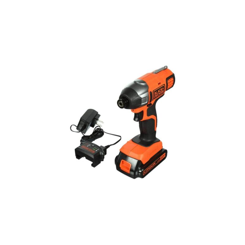 BLACK+DECKER 20-Volt MAX* Lithium-Ion Cordless Impact Driver, BDCI20C - Image 3