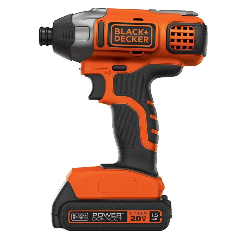 BLACK+DECKER 20-Volt MAX* Lithium-Ion Cordless Impact Driver, BDCI20C - Image 2
