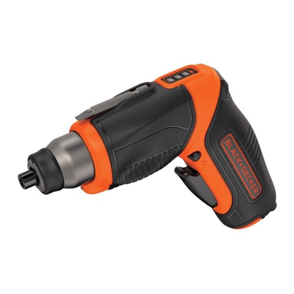 BLACK+DECKER 4V Max Cordless Screwdriver With Picture-Hanging Kit, (BDCS40BI)