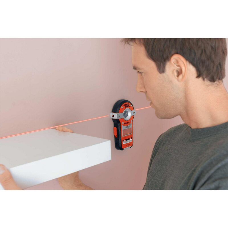 BLACK+DECKER BullsEye Auto-Leveling Laser with Stud Sensor, BDL190S - Image 11