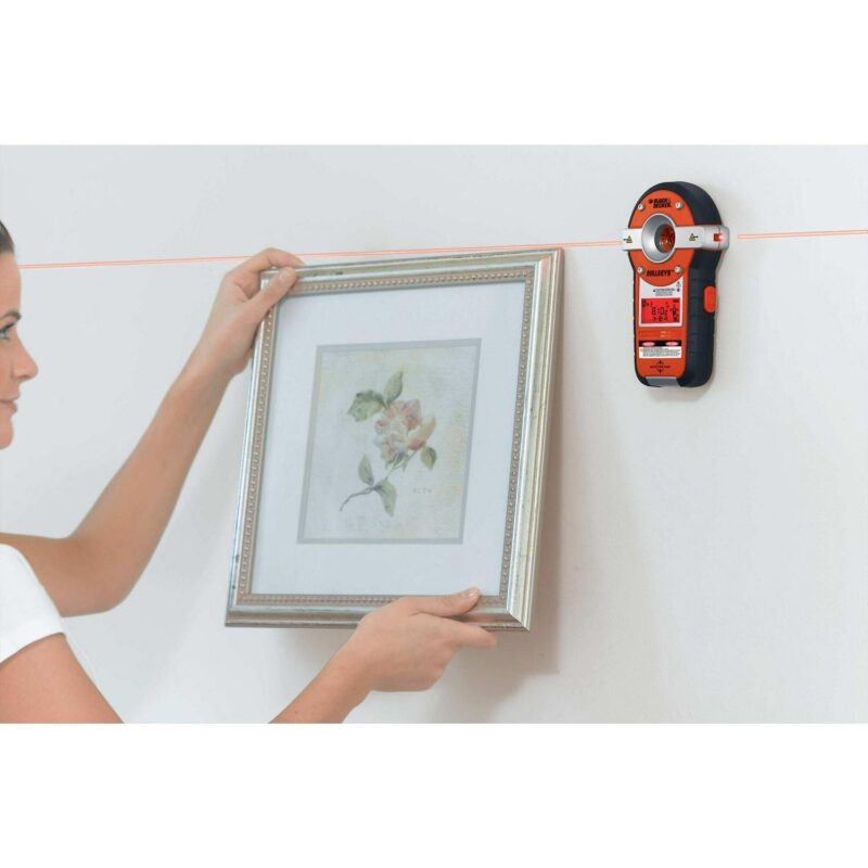 BLACK+DECKER BullsEye Auto-Leveling Laser with Stud Sensor, BDL190S - Image 14