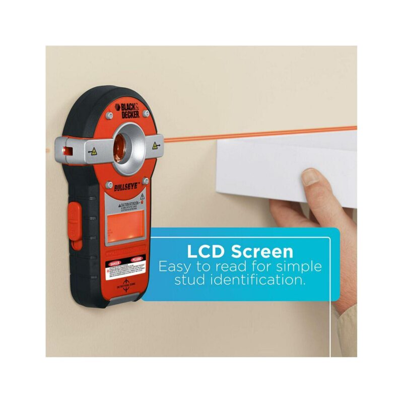 BLACK+DECKER BullsEye Auto-Leveling Laser with Stud Sensor, BDL190S - Image 10