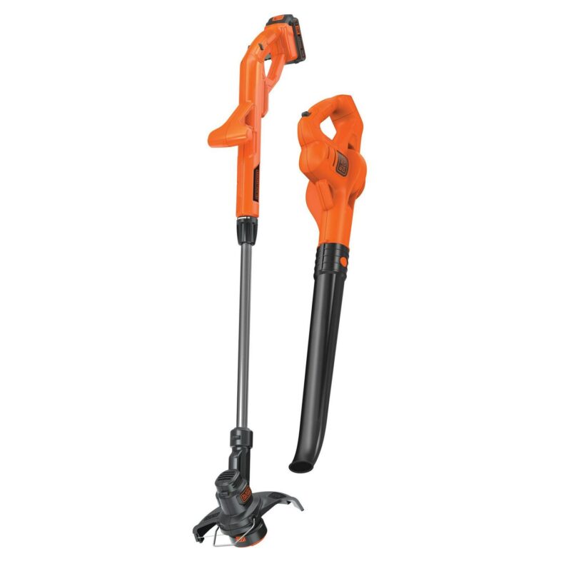 BLACK+DECKER Lithium-Ion Cordless String Trimmer and Leaf Blower Combo Kit, Lightweight and Quiet, LCC221 - Image 2