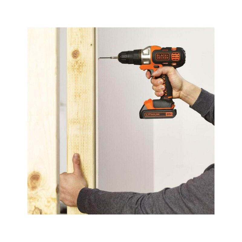 BLACK+DECKERa c BDCDMT120C 20V MAX* MATRIXa c Lithium Cordless Drill - Image 9