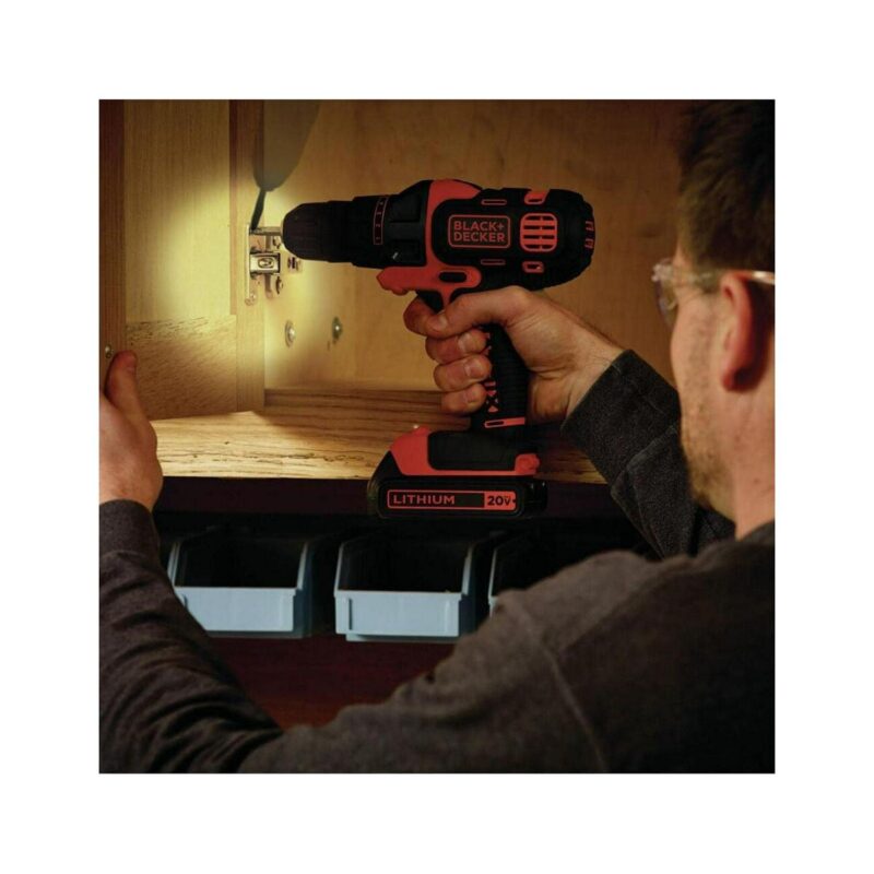 BLACK+DECKERa c BDCDMT120C 20V MAX* MATRIXa c Lithium Cordless Drill - Image 8