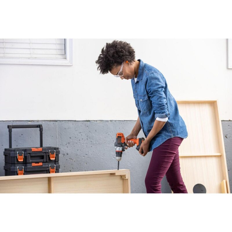 BLACK+DECKERa c BDCDMT120C 20V MAX* MATRIXa c Lithium Cordless Drill - Image 11