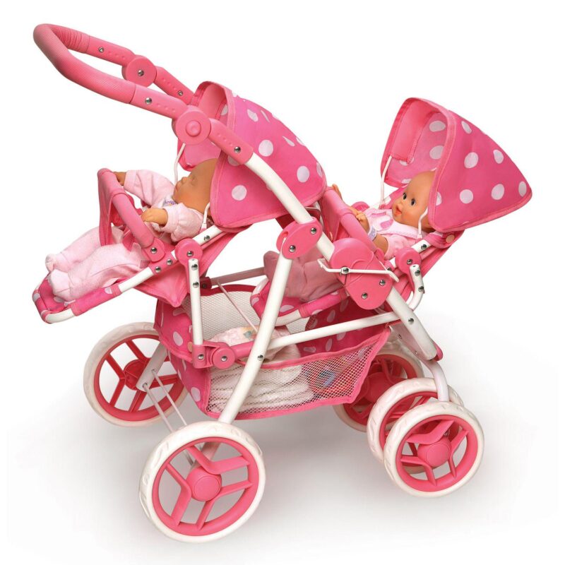 Badger Basket Convertible Double Doll Stroller - Image 6
