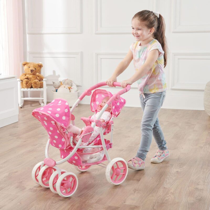 Badger Basket Convertible Double Doll Stroller - Image 5