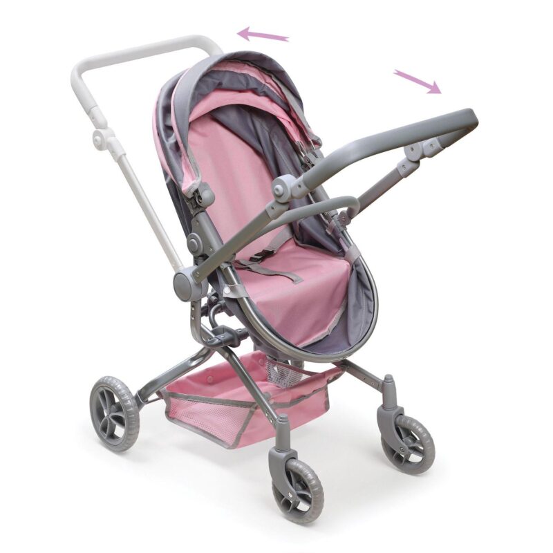 Badger Basket Daydream Multi-Function Single Doll Pram and Stroller - Image 7