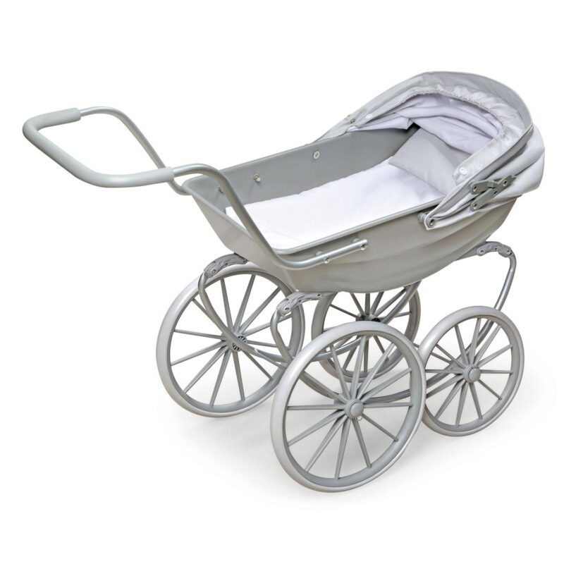 Badger Basket Gray London Doll Pram - Image 3