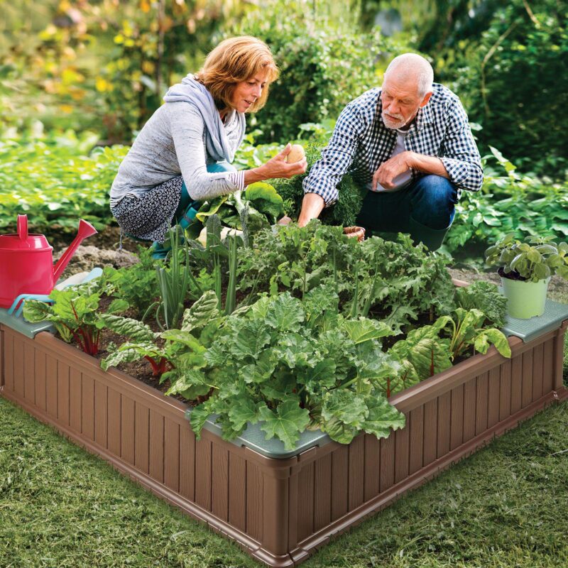 Badger Basket Woodland 2-in-1 Sandbox and Garden Planter - Image 3