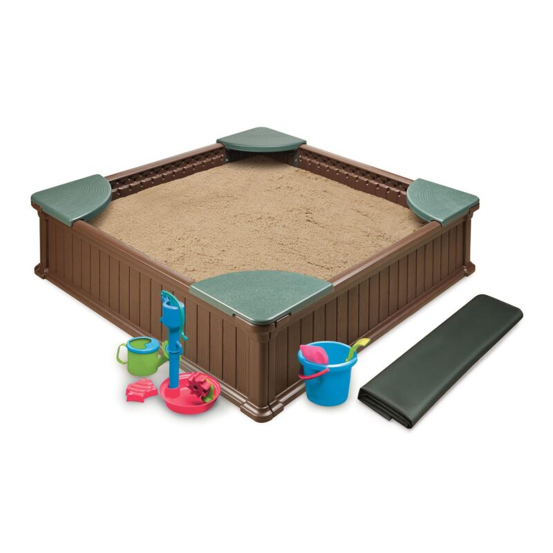 Badger Basket Woodland 2-in-1 Sandbox and Garden Planter - Image 6