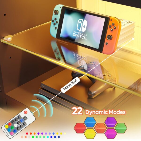 Bestier LED TV Stand abbaeb2542ac82bdc7b61a81109fea0f