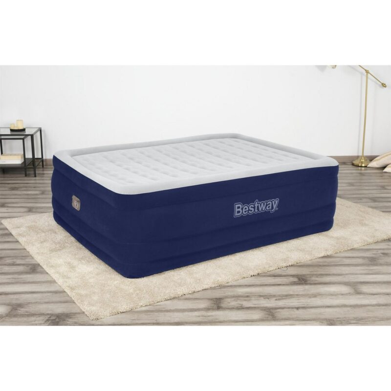 Bestway Tritech Air Mattress Queen 24  with Built-in AC Pump Included and Antimicrobial Coating - Image 6