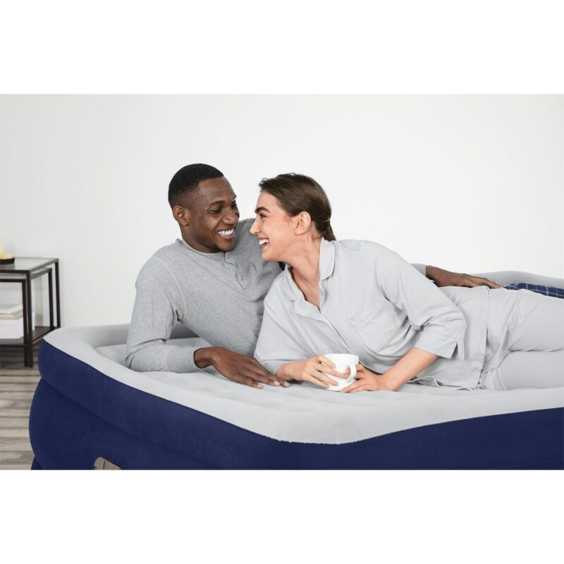 Bestway Tritech Air Mattress Queen 24  with Built-in AC Pump Included and Antimicrobial Coating - Image 8