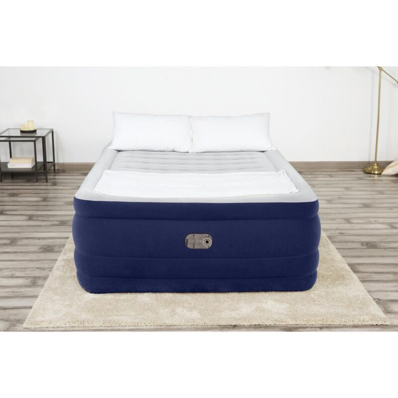 Bestway Tritech Air Mattress Queen 24  with Built-in AC Pump Included and Antimicrobial Coating - Image 3