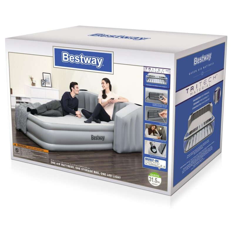 Bestway Wingback 17  Queen Air Mattress with Built-in Pump - Image 3