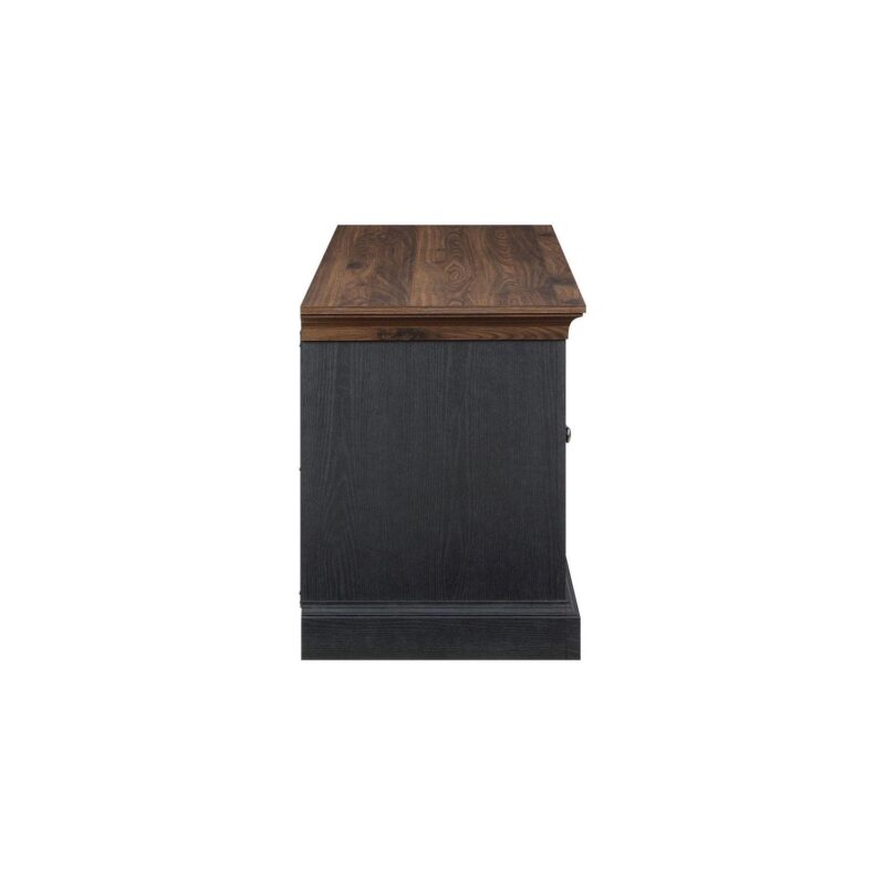 Better Homes and Gardens Canton 4- door TV Stand for TVa s up to 70a , Black/Light Honey Finish - Image 10