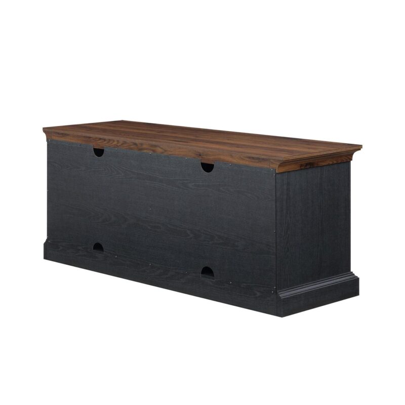 Better Homes and Gardens Canton 4- door TV Stand for TVa s up to 70a , Black/Light Honey Finish - Image 11