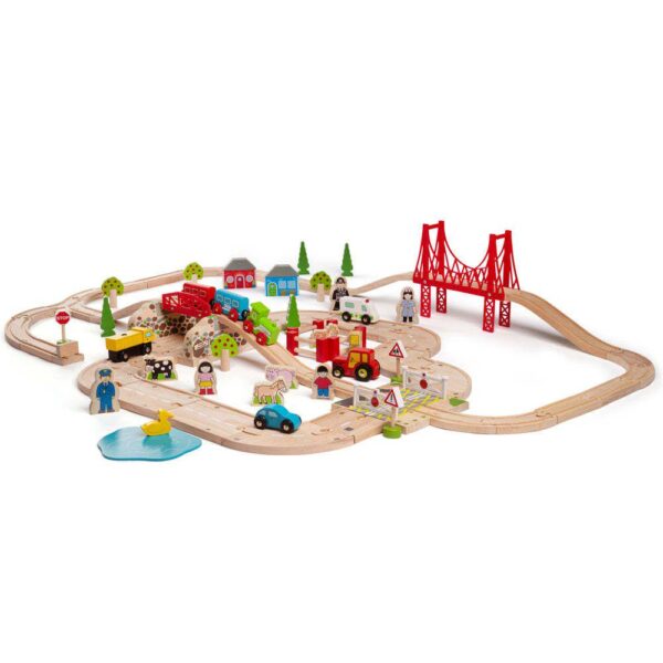 Bigjigs Rail, Road and Rail Train Set