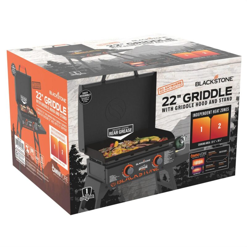Blackstone Adventure Ready 22  Omni Griddle with Stand and Adapter Hose - Image 4