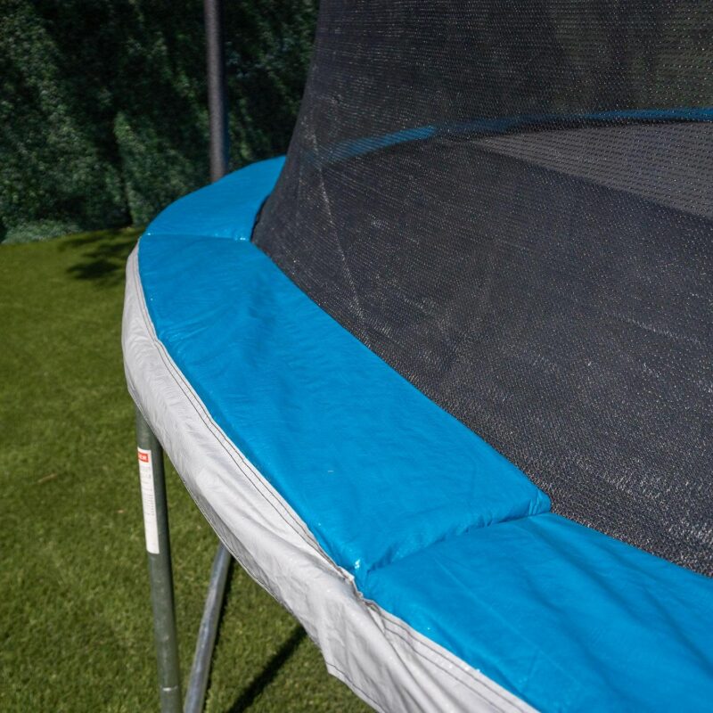 Bounce Pro 14ft Trampoline And Enclosure With Basketball Hoop, Blue - Image 4