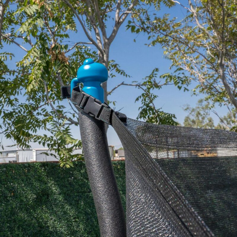 Bounce Pro 14ft Trampoline And Enclosure With Basketball Hoop, Blue - Image 5