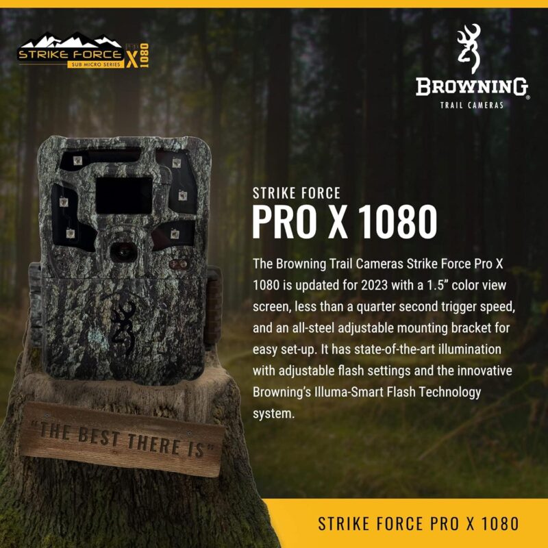 Browning Strike Force Pro X 1080 Wildlife Motion-Activated Trail Camera - Image 2